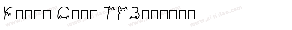Kitty Cats TFB字体转换